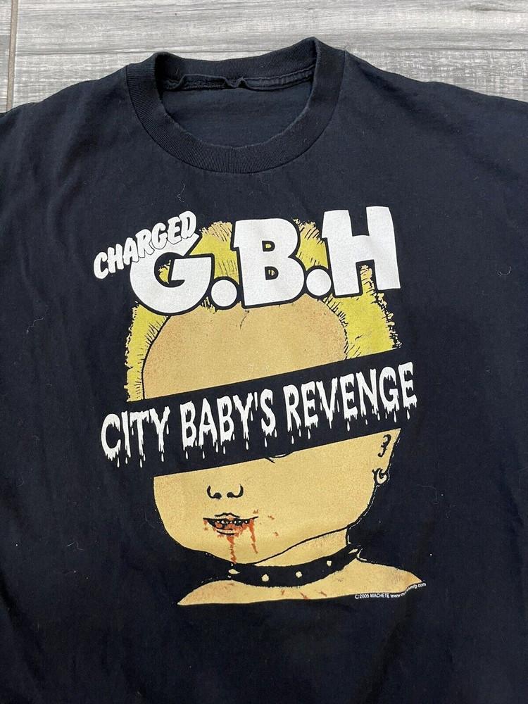 Vtg Charged GBH Band T Shirt For Fans Cotton Black All Size Unisex Shirt NEW109 Unisex T-Shirt