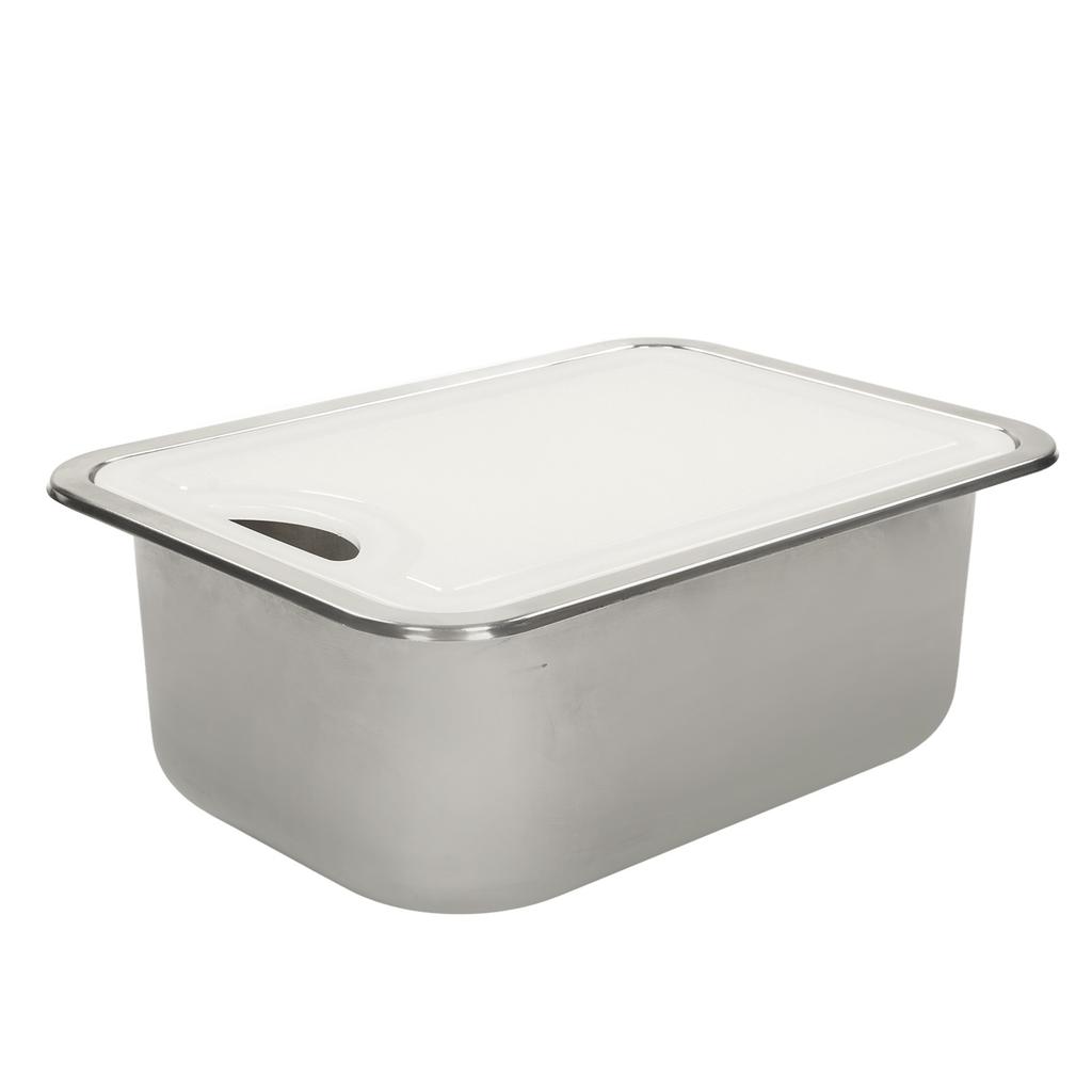 Раковина для RV из нержавеющей стали  марки 304, кухонная раковина для мытья рук, комплект с акриловой разделочной доской