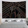 Геометрический узор Цветной гобелен Офисный гобелен для гостиной Домашний настенный декоративный гобелен