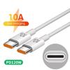 120W 10A Dual Type C Fast Charging Cable for Iphone 15 Pro Samsung Xiaomi Huawei Honor Quick Charge USB C Cable Data Cord