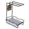 Black/White Dishcloth Storage Rack Wall Mounted Drying Drain Rack Sponge Drainage Rack  Bathroom