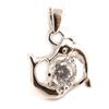 [C4652] - Silver Pendant 'Dolphin Parade'
