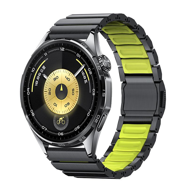 22 мм титановый металлический ремешок для Huawei Ultimate 2 1 Магнитный ремешок для Huawei Watch GT6pro GT5 46 мм Amazfit T-rex3PRO 48 мм