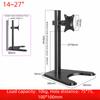 Black Monitor Arm Holder Metal Bracket LED Display Mount Stable Plasma TV Base  Monitor Screen