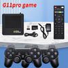 Игровая приставка G11 Pro Retro Game Box со встроенными 10000+ ретро-играми, Plug and Play, поддержка 4K HDMI, с 2 беспроводными контроллерами 2.4G