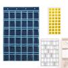36 Classroom Pocket Charts for Cellphones and Calculators Holder Wall Door Mount Hanging Organizer