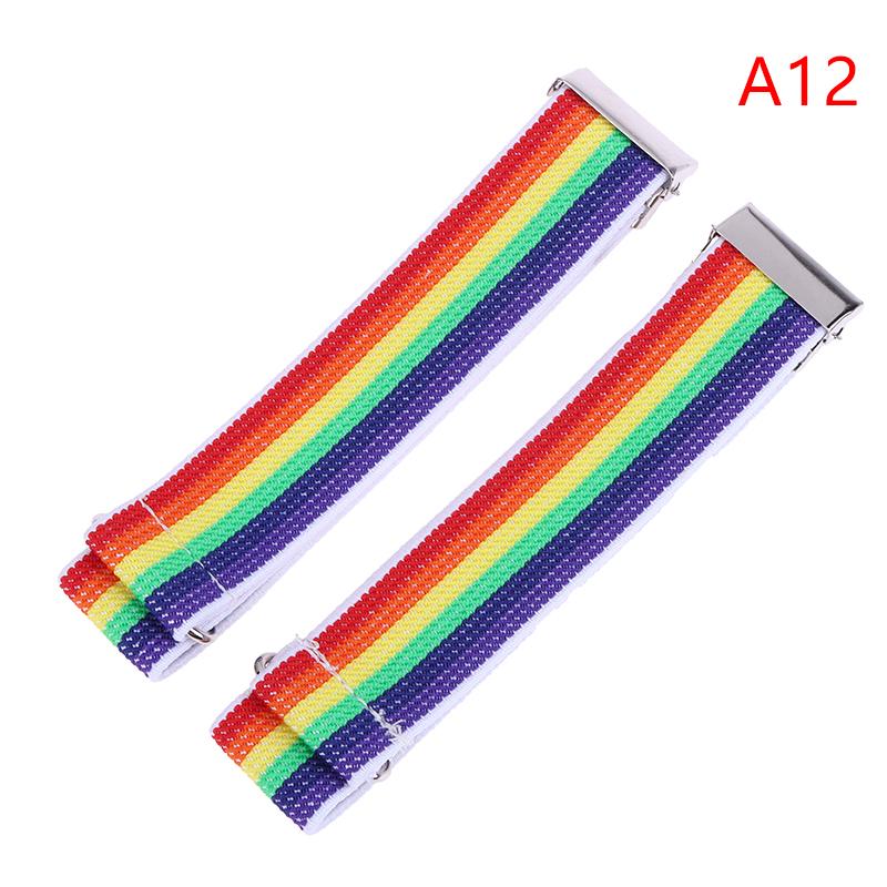 1Pair Elastic Armband Shirt Sleeve Holder Women Men Fashion Adjustable Arm Cuffs Bands For Party Wedding Clothing Accessories