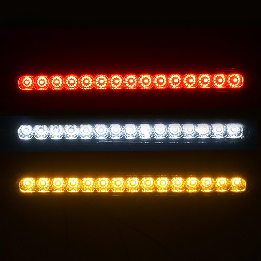 15 LED Trailer Brake Tail Light LED Bar Stop Turn Tail Lights Waterproof Assembly Brake Strip Red Light for Marine Boats Golf