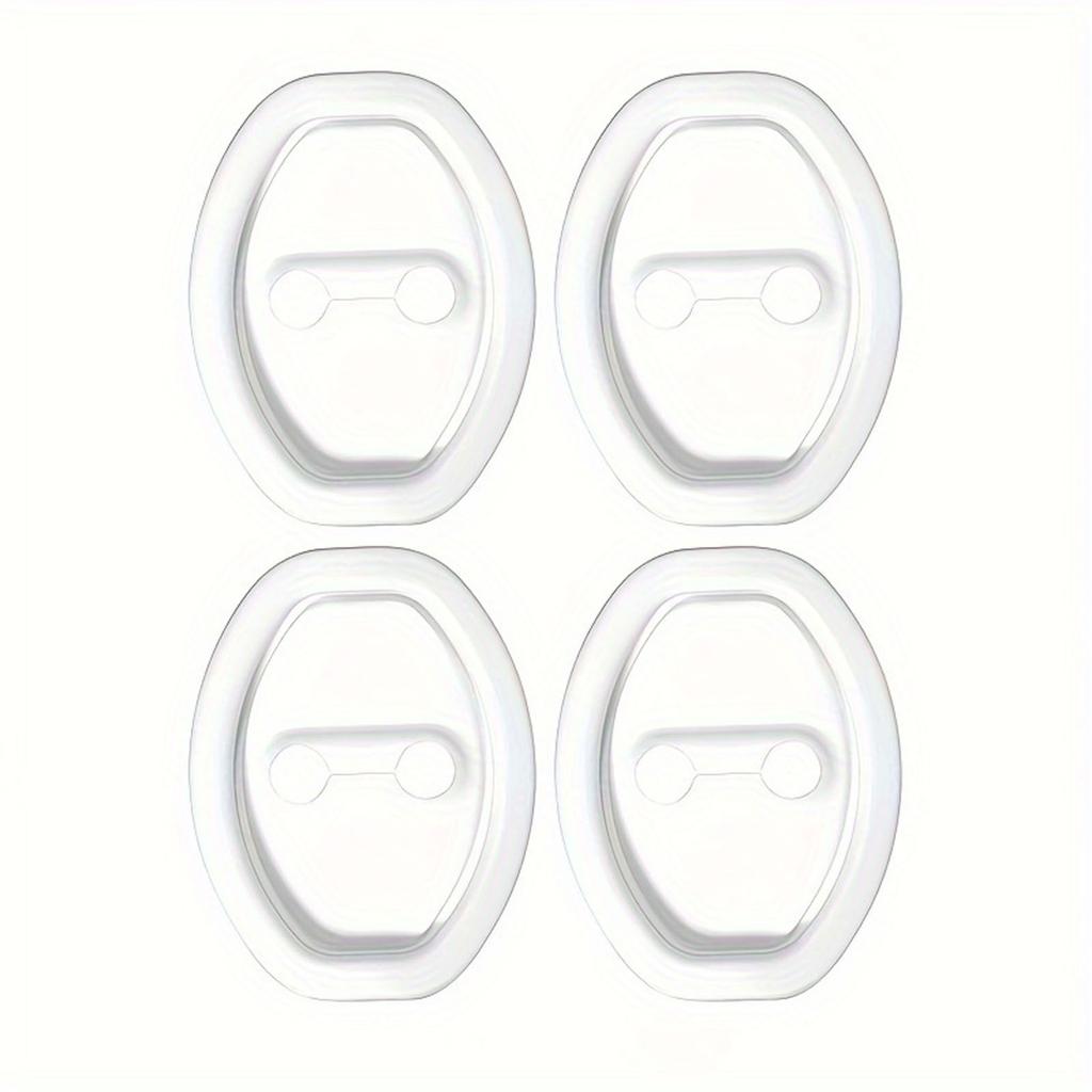 Silicone Door Lock Buckle Protective Cover, Car Door Lock Absorption Pad, Thickened -collision Sticker