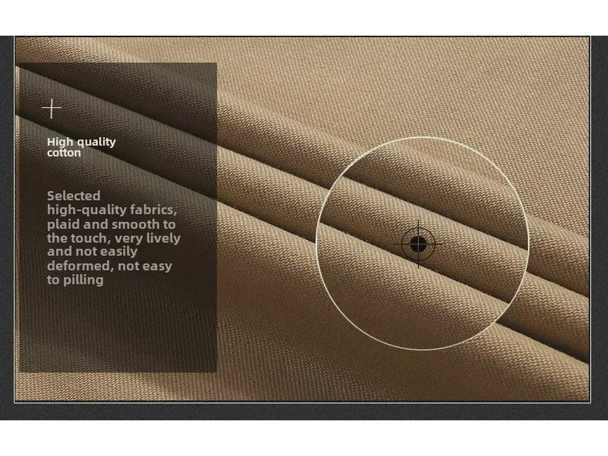 Extra Large Collarless Cotton Vest with Multiple Pockets for Spring/Autumn Outdoor Workwear