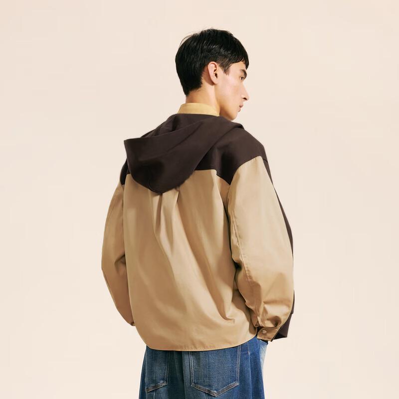 CROQUIS Men's 2024 Autumn Loose Fit Hooded Sweatshirt