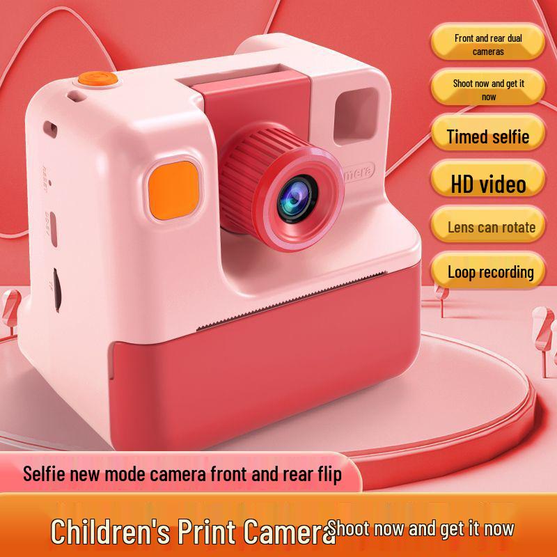 Children's HD Instant Digital Camera for Photos and Videos - Perfect Student Birthday or Festival Gift