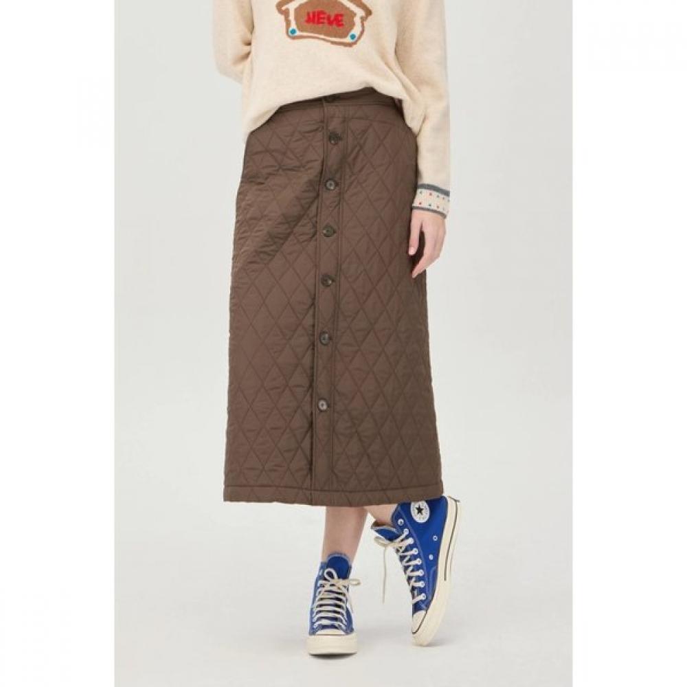Benetton Стеганая юбка на пуговицах Baske1561