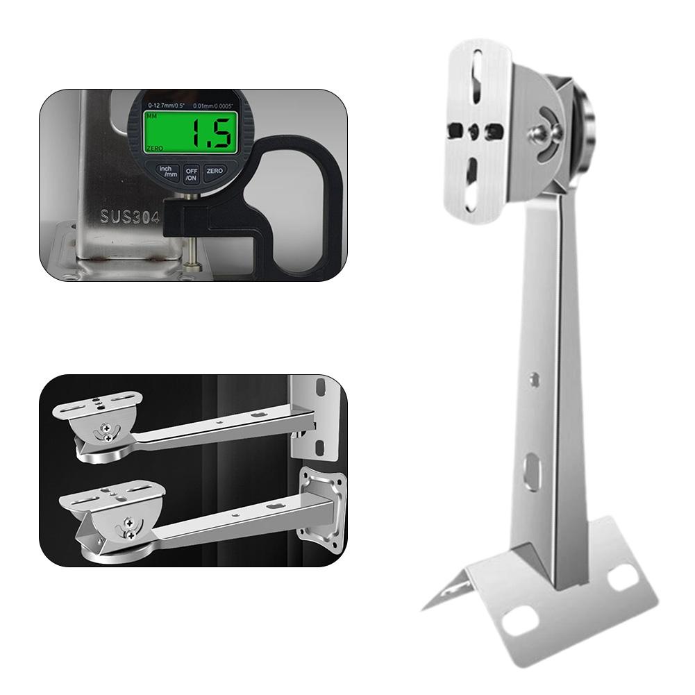 Mast Mount Bracket Stainless Steel Bracket Indoor Use Outdoor Use Anti-rust Performance Firm Wall Installation