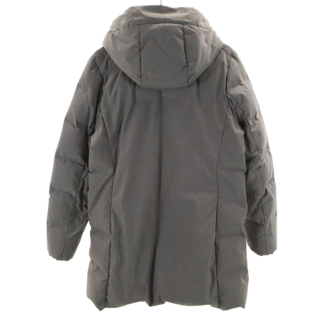 Uniqlo Бесшовное короткое пуховое пальто L серое Женское Б/У