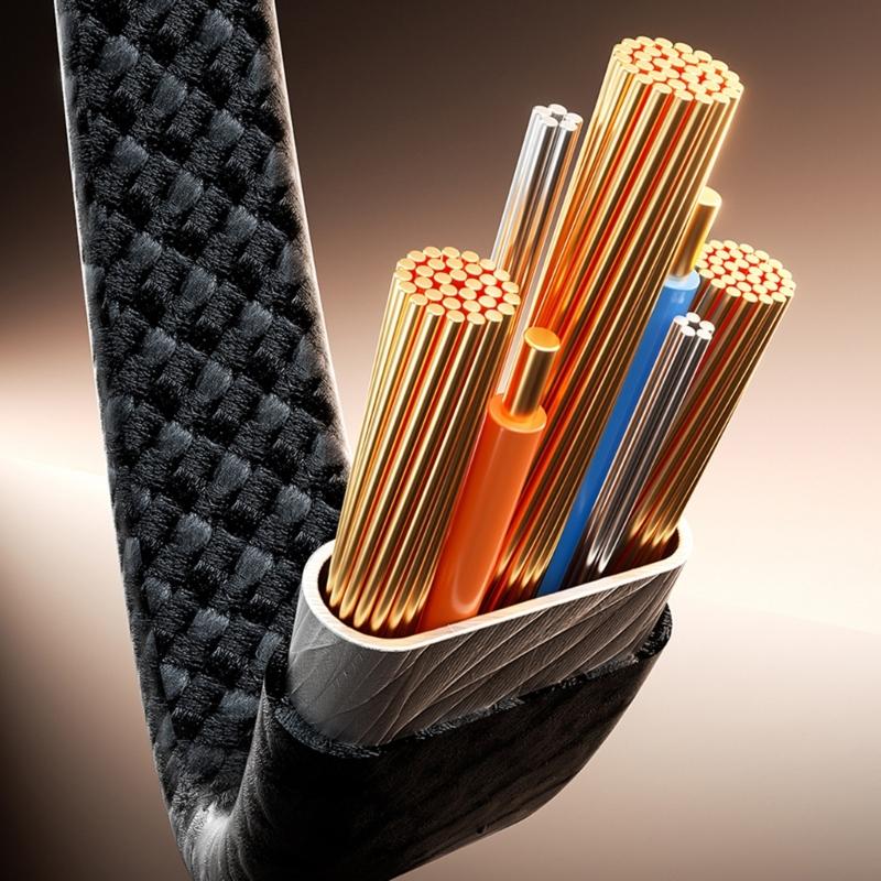 Плетеный USB C кабель, 1,5 м, поддерживает зарядку 240 Вт и стабильную передачу данных для телефона
