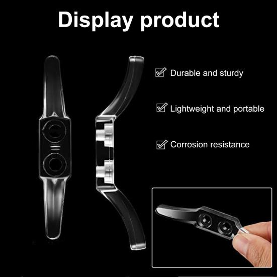 12 шт. прозрачные зажимы для шнура для жалюзи сохранят ваши оконные жалюзи и шторы аккуратными и стабильными крючками для позиционирования