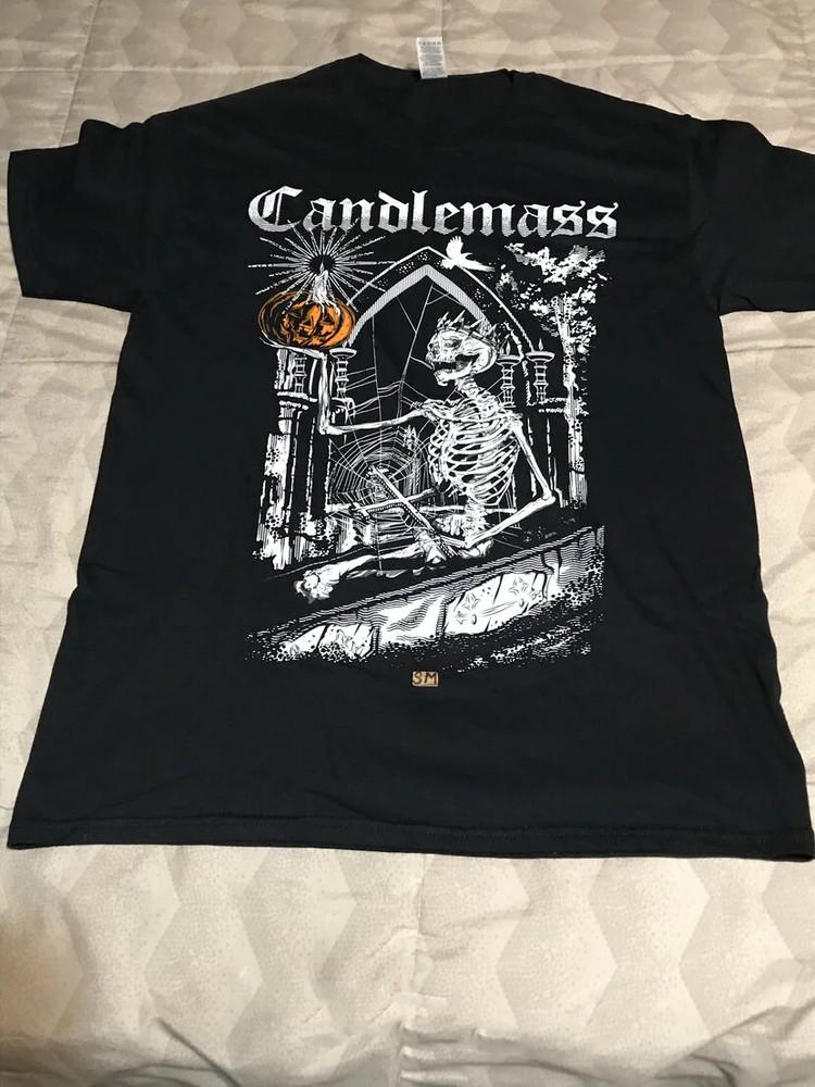 Коллекция Candlemass Футболка группы Унисекс Концертная S-5XL SG911 Унисекс Футболка
