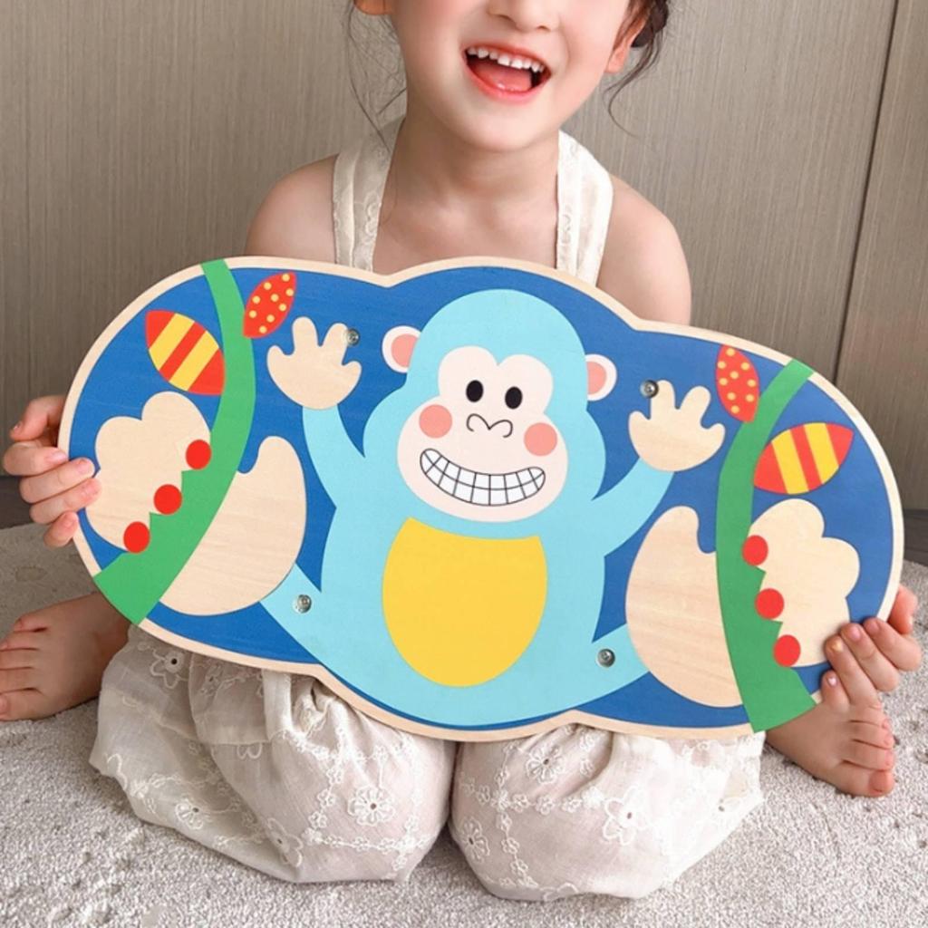 Balance Board Coordination Training Kids Cartoon Print for Outdoor