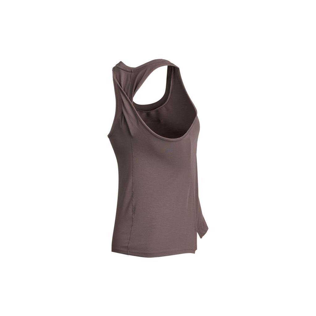 Nike Женская спортивная майка One Luxe Dri-Fit Standard Twist, коричневая DD4909-202