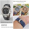 Джинсовый и Кожаный Ремешок для Часов Patek Philippe Nautilus 5711/5712 – Модный Светло-Синий/Зеленый/Серый Джинсовый Стиль