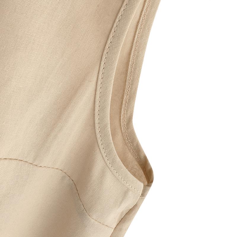 ZANZEA Женские повседневные майки без рукавов с круглым вырезом