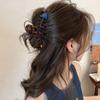 Acetic Acid Fish Bone Shaped Hair Claw Large Fish Grab Clip Fashion Acetate Shark Clip  Headwear