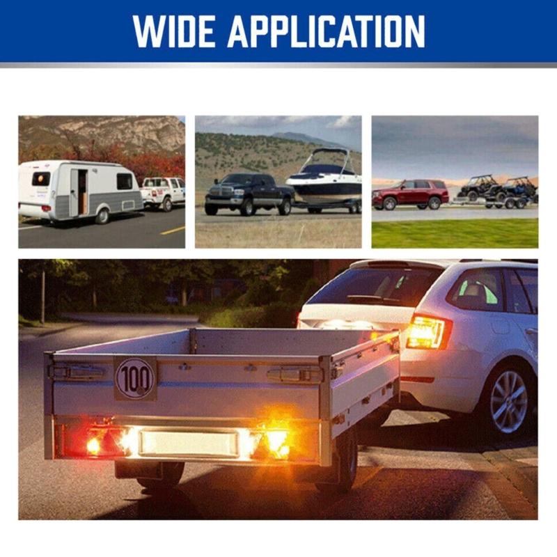 Ударопрочный 7-контактный комплект разъема для фаркопа с улучшенными функциями безопасности, электрический разъем для прицепа для перевозки на дальние расстояния