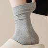 5 пар серых носков, женские летние тонкие махровые длинные носки, антибактериальные послеродовые носки, бесшовные дышащие однотонные хлопковые носки, носки до середины икры