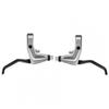 SHIMANO Bl T4000 Sil Set [Alivio 2 Finger Brake Lever Silver Left And Right Para]