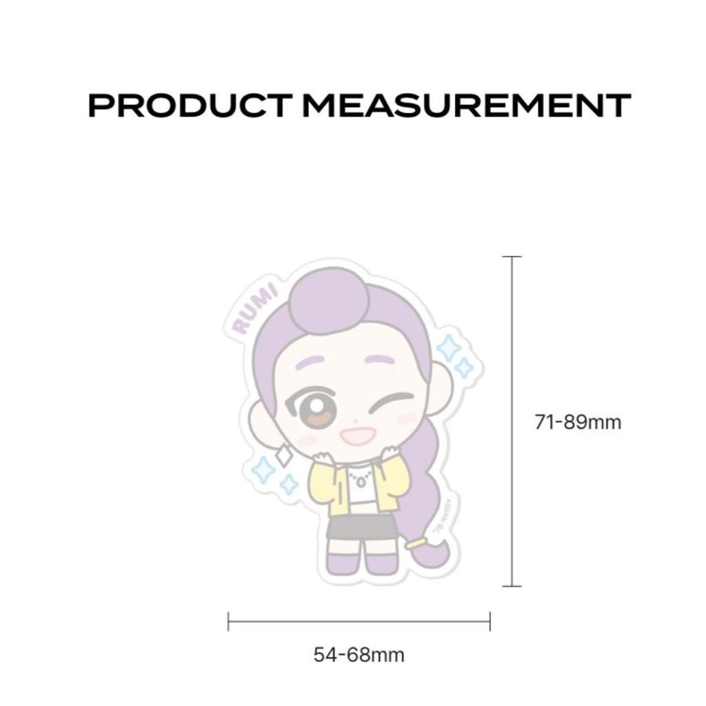 KPOP Охотники на демонов Коллекция официальных товаров | Большая наклейка