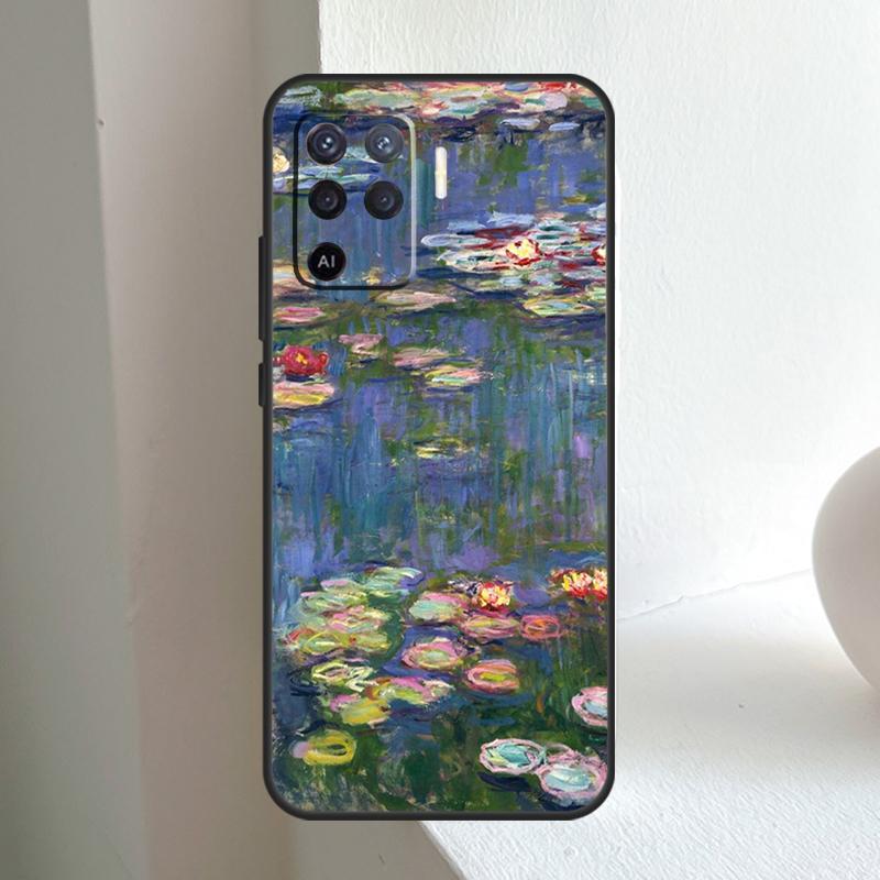 Monet Oil Painting For OPPO A74 A54 A94 A17 A57 A15 A16 A76 A96 A18 A38 A58 A78 A98 A40 A60 A80 A5 A6 Pro Case