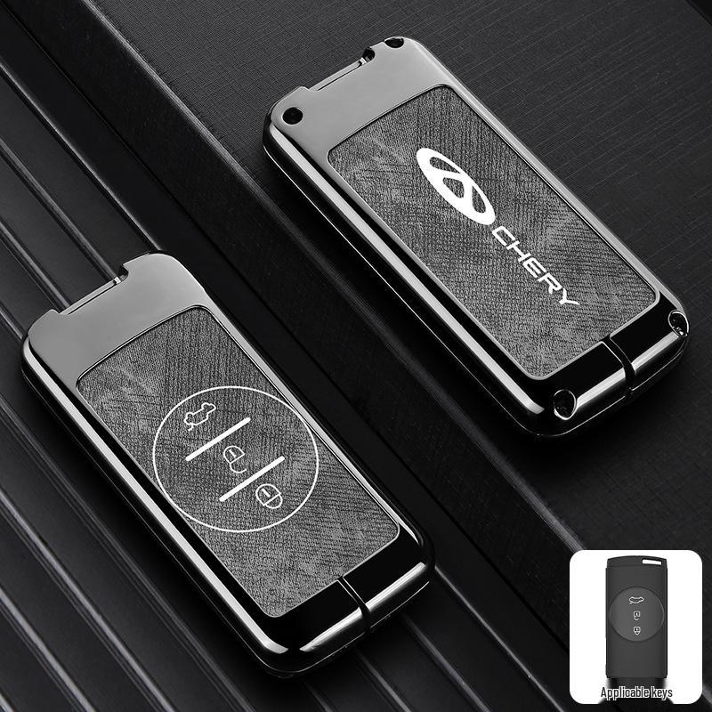 Чехлы-брелоки из цинкового сплава для Chery, Tiggo 8, 7 Plus - Полное покрытие, 5-кратная защита от падений