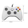 Gamepad - Microsoft - Xbox 360 - Filaire - Blanc - Ergonomique