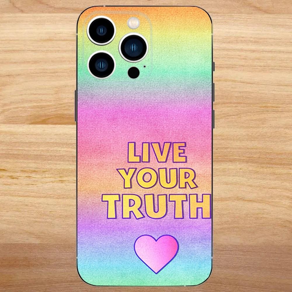 Чехол для телефона L-Лесбиянка ЛГБТ Радужный Прайд Для iPhone 16,15,14,13,12,11,Mini,Pro,SE,MAX Белый Матовый Ударопрочный Чехол
