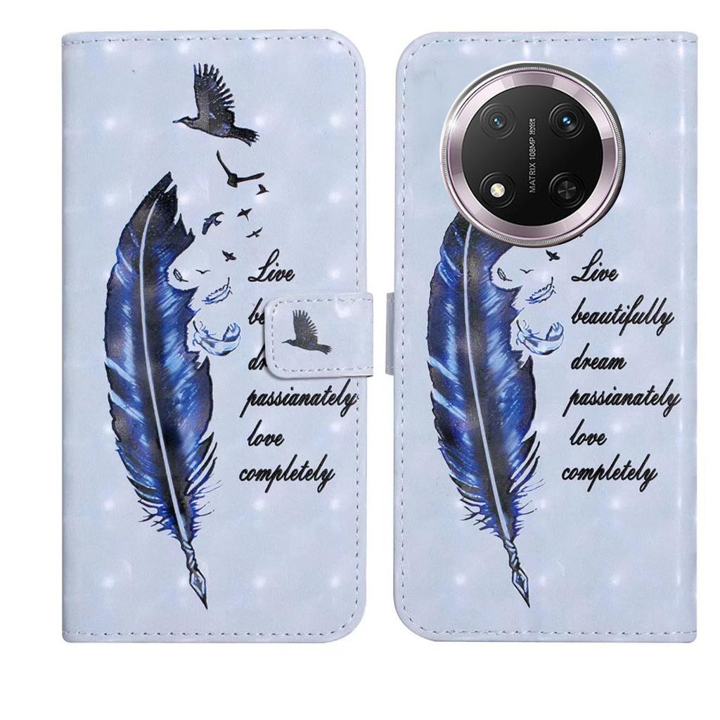 For Honor X9c 5G Case 3D Creative Pattern PU Leather Stand Phone Cover