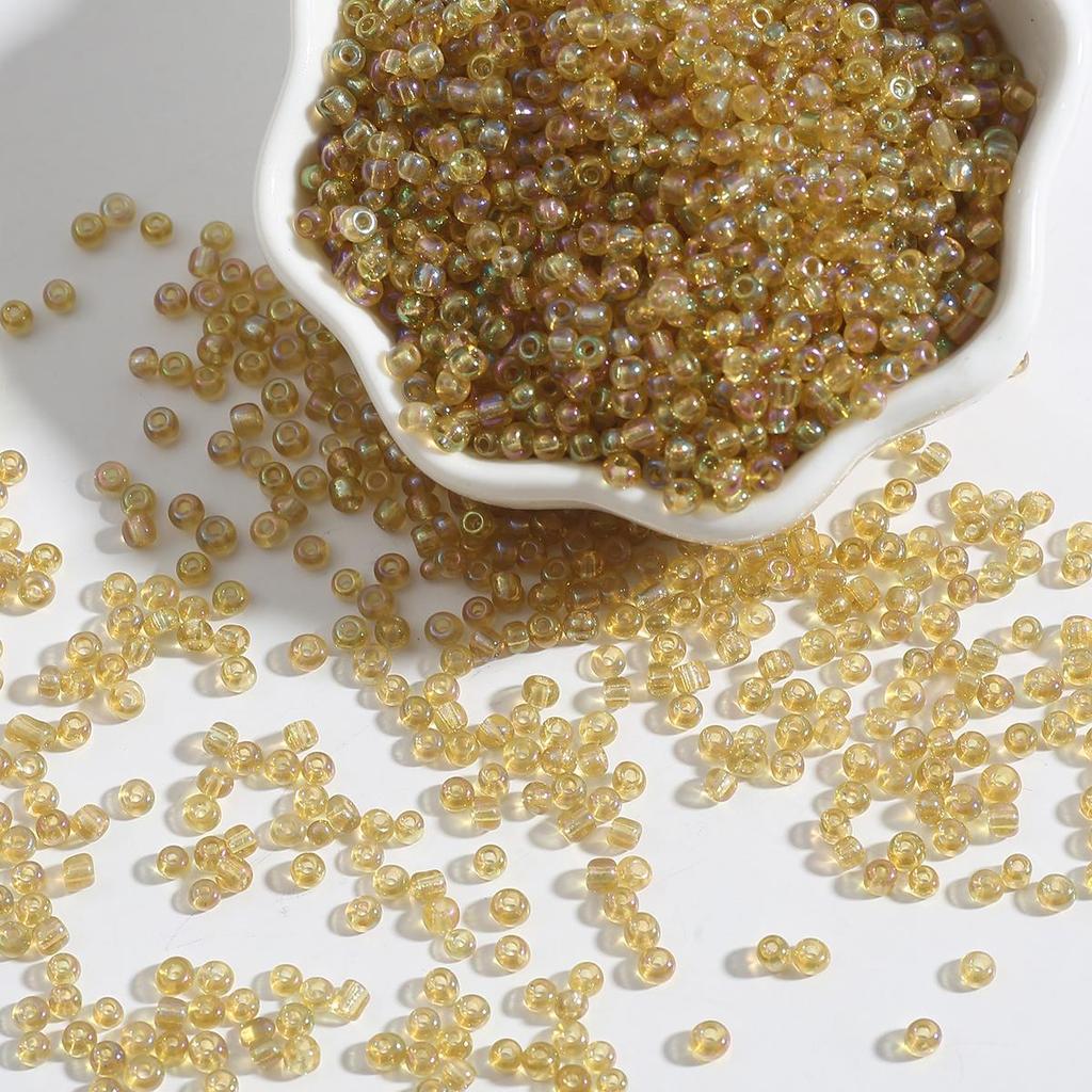 2/3/4 мм покрытые цветные серии стеклянные рисовые бусины для украшения ювелирных изделий, изготовления ожерелья, браслета «сделай сам»