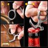 Titanium Alloy Multi-Function EDC Keychain Tool: Pry Bar & Portable Nail Puller