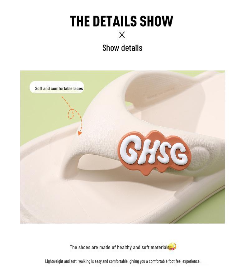 Женские нескользящие шлепанцы 2024: Повседневные пляжные сандалии для прямой трансляции