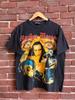 Редкая винтажная футболка 90-х Marilyn Manson Antichrist Metal Band Tee L Черная унисекс