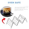 Food Display Kitchen Restaurant Stainless Steel Kitchen Tools Stand Tray Pizza Rack Taco Holder