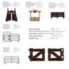 Realistic Pvc Farm Fence And Gate Accessories For Model Collecting And Dioramas