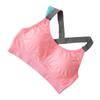 Women Running Fitness Yoga Seamless Bra Low Impact Back Sports Comfy Bra Vest for Exercise Pink M