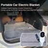 Car Electric Blanket 12V Intelligent Constant Temperature Heating Blanket Timing Function For Winter Travel Camping Accessory