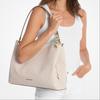 MICHAEL KORS Christina CHRISTINA Logo Coated Canvas Shoulder Handbag Large Women's Light Brown