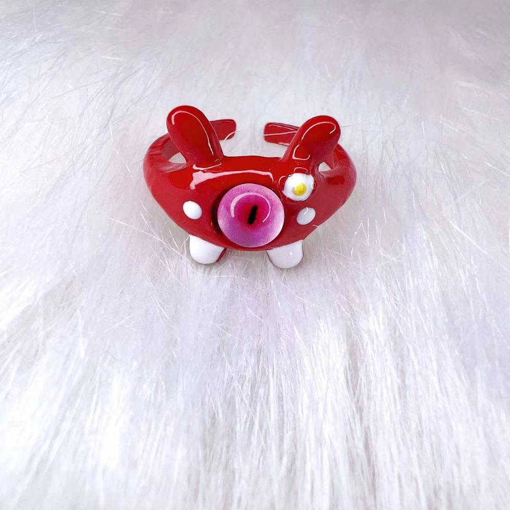 Милое Кольцо Монстр Алмазное Кольцо Дофамина
