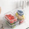 Небольшие коробки для хранения продуктов питания Холодильник Замороженное мясо Овощи Свежесть-Сохранение Прозрачная кухонная герметичная коробка для хранения