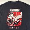 Винтажная футболка KMFDM 2000-х годов Черная с коротким рукавом Все размеры Подарок для фанатов HRS29 Унисекс футболка