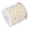 Faux Pearl Bead Garland String Round DIY Decoration Craft Clothing Accessories 3mm 50Meter RollBeige
