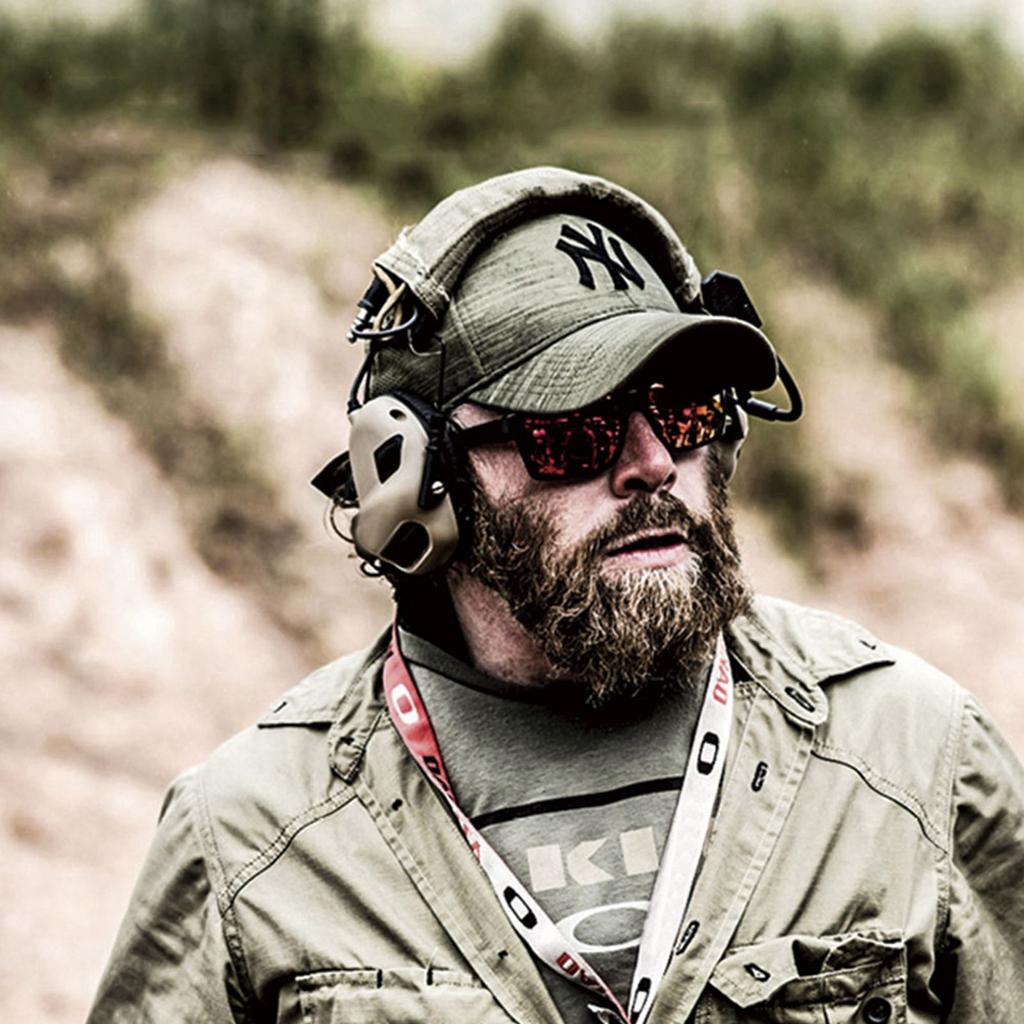 Outdoor Earmuff Microphone Earphone Headset for Combat Games